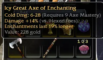 Icy Great Axe of Enchanting